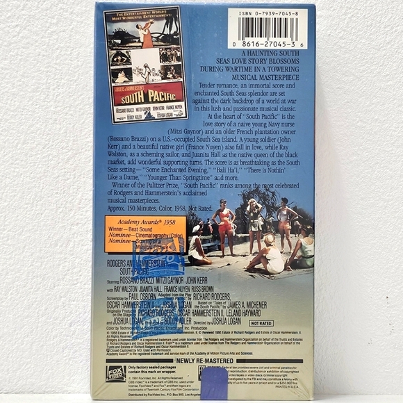 Rodgers & Hammerstein's South Pacific Movie VHS Tape - Picture 6 of 14